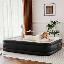 Coleman Inflatable Airbed with Zip on Topper & Battery Run
