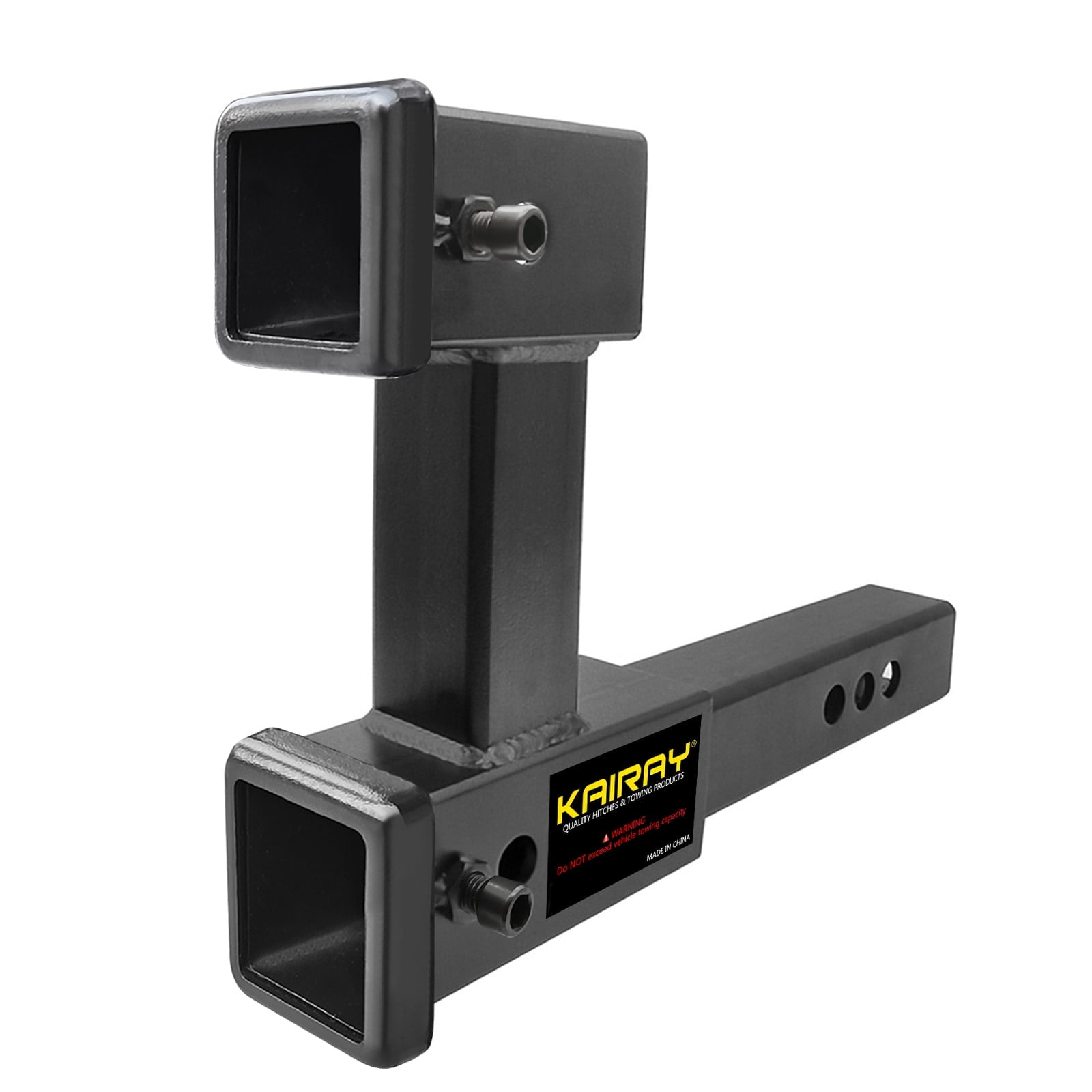 Double Hitch Receiver 2 inch Trailer Dual Hitch Extension Riser Hitch ...