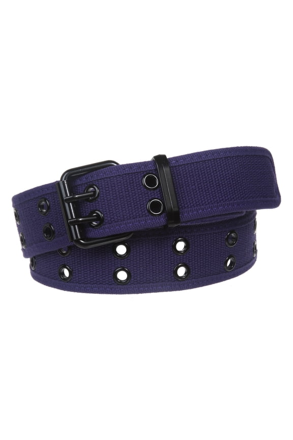 Double Hole Grommets Canvas Web Belt