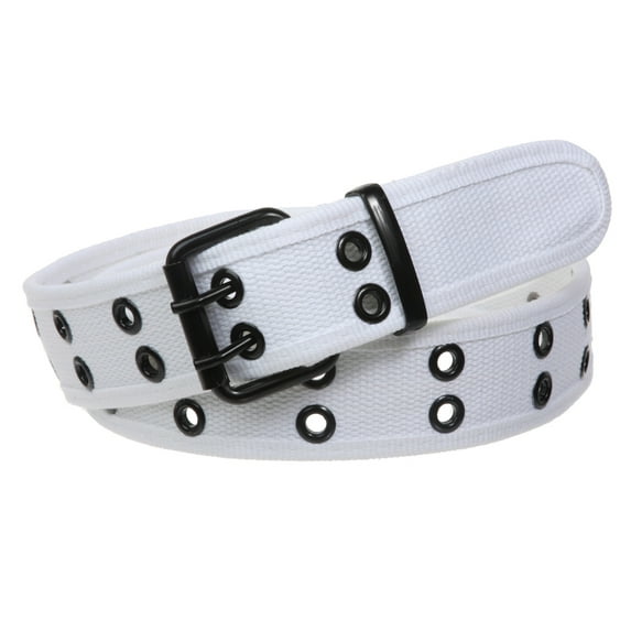 Double Hole Grommets Canvas Web Belt