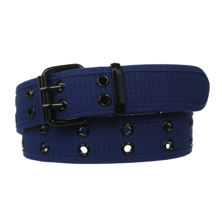 Double Hole Grommets Canvas Web Belt - Walmart.com display picture 3