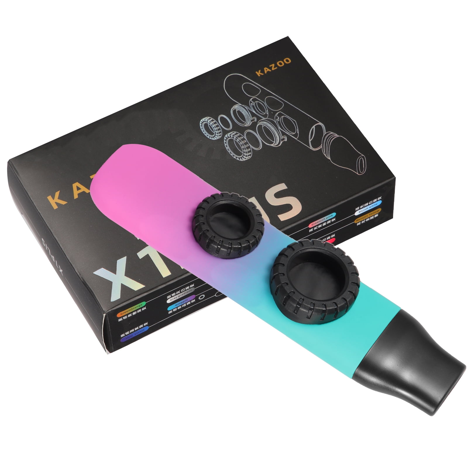 Double Hole Kazoo Kazoos Musical Instrument Harmonicas for Adults