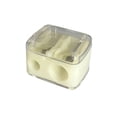 thumbnail image 1 of Double-Hole Manual Pencil Sharpener for Students and Office Use, Plastic Design with Two Sizes for Different Pencil Thicknesses, 1 of 2