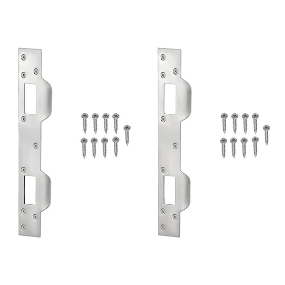 Double Hole Reinforced Plate Heavy Metal Door Lock Reinforcement For Home And Commercial Use