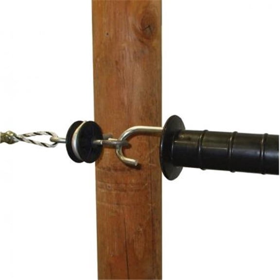 Double Hook Gate Anchor - Durable Metal - Pack of 2 - Insulated Eye Hooks