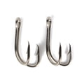 thumbnail image 1 of Double Hook Metal Fishing Fish Long Spiky Hooks for Pond Lake River, 1 of 7