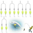 thumbnail image 1 of Double Hook Reverse Bottom Rig, 2025 Swimming Bait for Freshwater Saltwater, Single Line Double Hook Bottom Fishing Rig for Men, Fishing Lures for Beginners Amateurs Outdoor 5PCS, 1 of 6