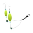 Double Hook Reverse Bottom Rigs Swimming Baits Fishing Hair Rigs Hook ...