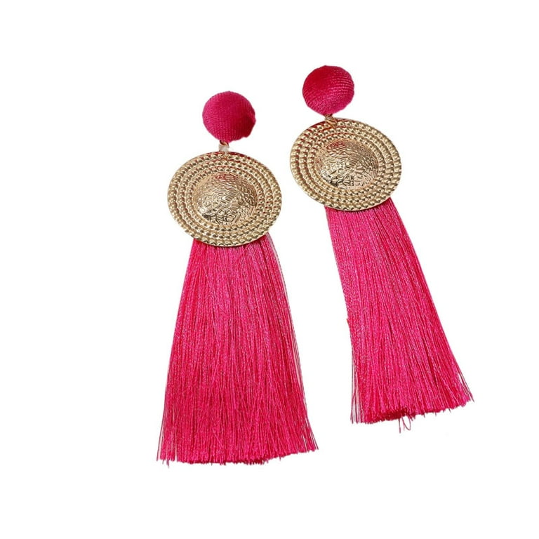 Extra long dangle earrings best sale
