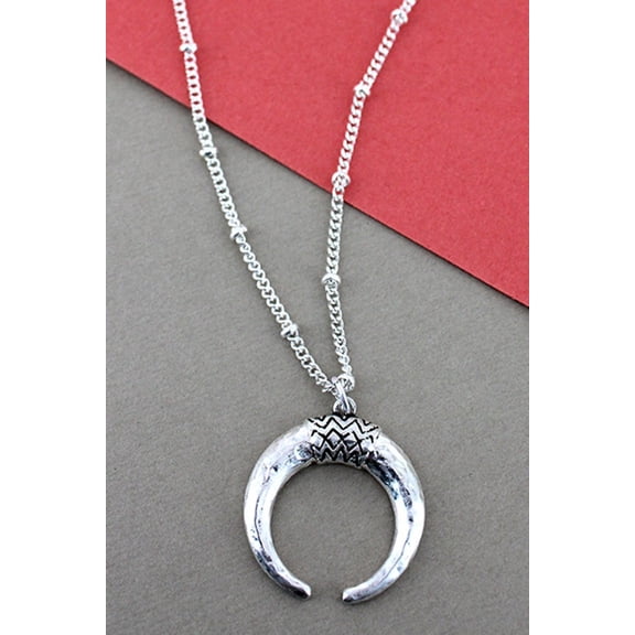 Double Horn Necklace