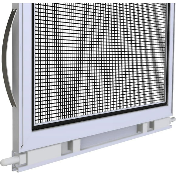 Double Hung Half Screen with Latches, No Rattling and Warping in Your Window Frame, Available in Five Colors with Premium Mesh Options, Built to Custom Measurements for Easy Installation and Removal