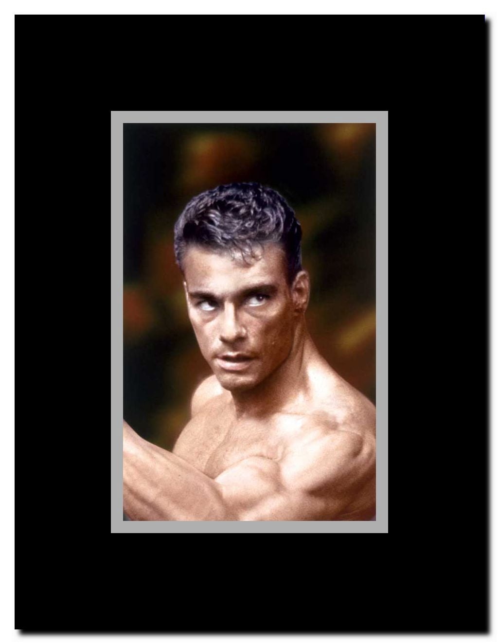Double Impact Framed Movie Poster