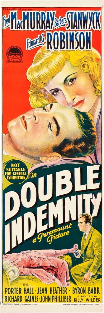 Double Indemnity Canvas Art - (11 x 17)