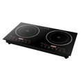 Double Induction Cooktop Burner, 1200W Portable Electric Induction