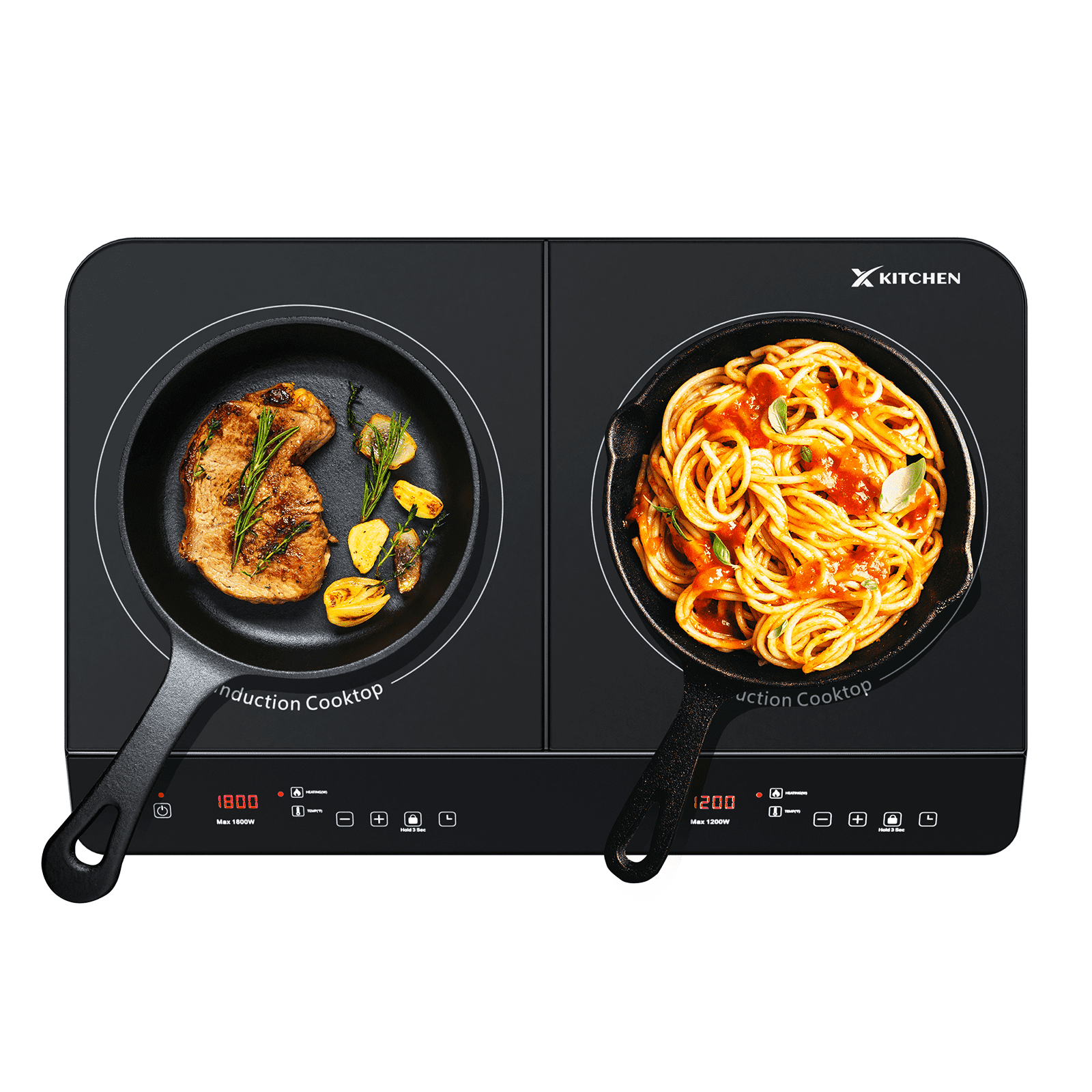 IsEasy 14-Inch Induction Cooktop with 2 Burners