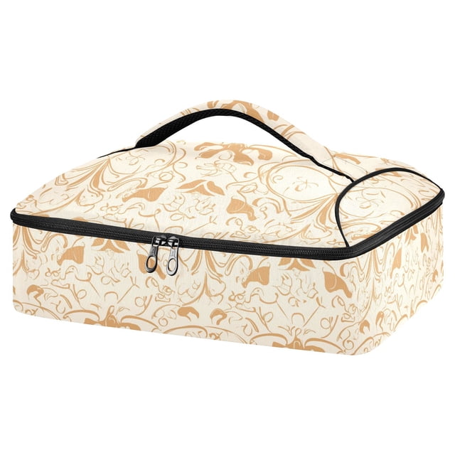 insulated casserole travel tote bag VP Home Large Carrier - Double Compartment for Hot or Cold Food - Cupcake Carrier supporting everyday use in home kitchens Bodaon Insulated Casserole Carrier Bag
