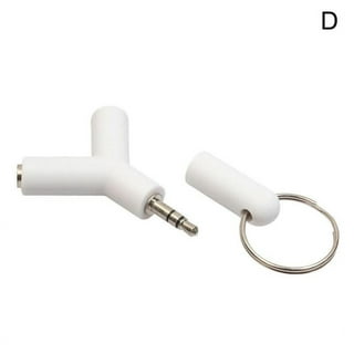 Double Jack Y-shape Earphone Adapter Adapter Headphone Splitter Audio 3.5MM  I5Q2
