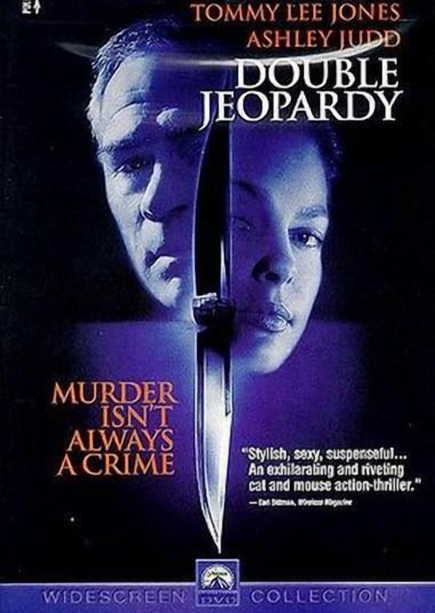 Double Jeopardy Movie DVD, Starring Tommy Lee Jones and Ashley