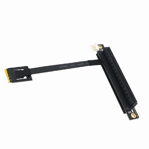 Double Key AE To PCIE 16X Adapter Cable Power Connectors for PCIE Tester