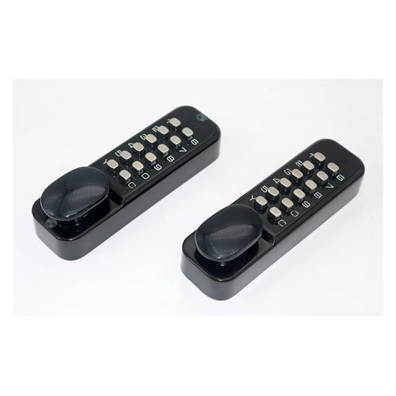 Double Keypad Digital Lock Keyless Code Password Waterproof Iron Garden Gate Lock Exterior Lock Combination Knob Latch ,Easy to Install