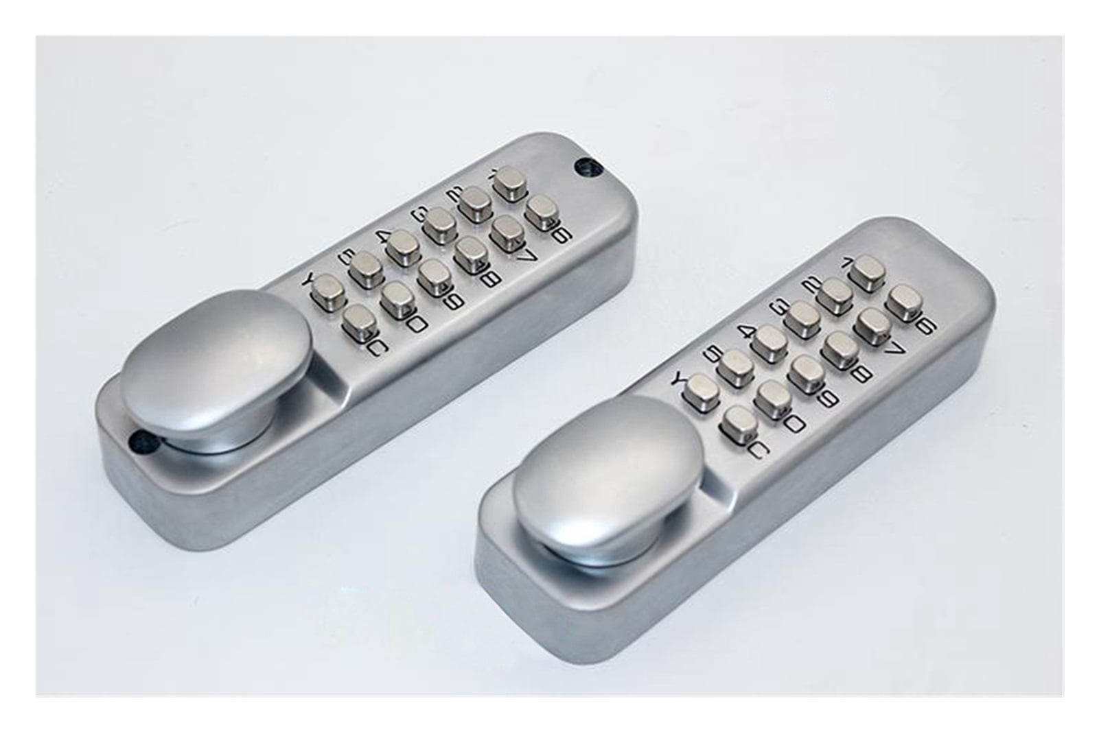Double Keypad Digital Lock Keyless Code Password Waterproof Iron Garden ...