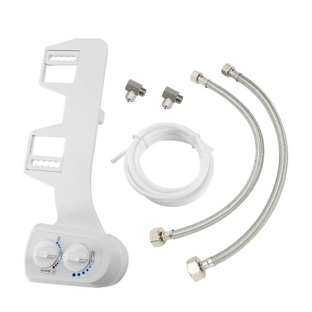 Double Knob Self Cleaning Single Nozzle Hot Cold Water Spray Bidet