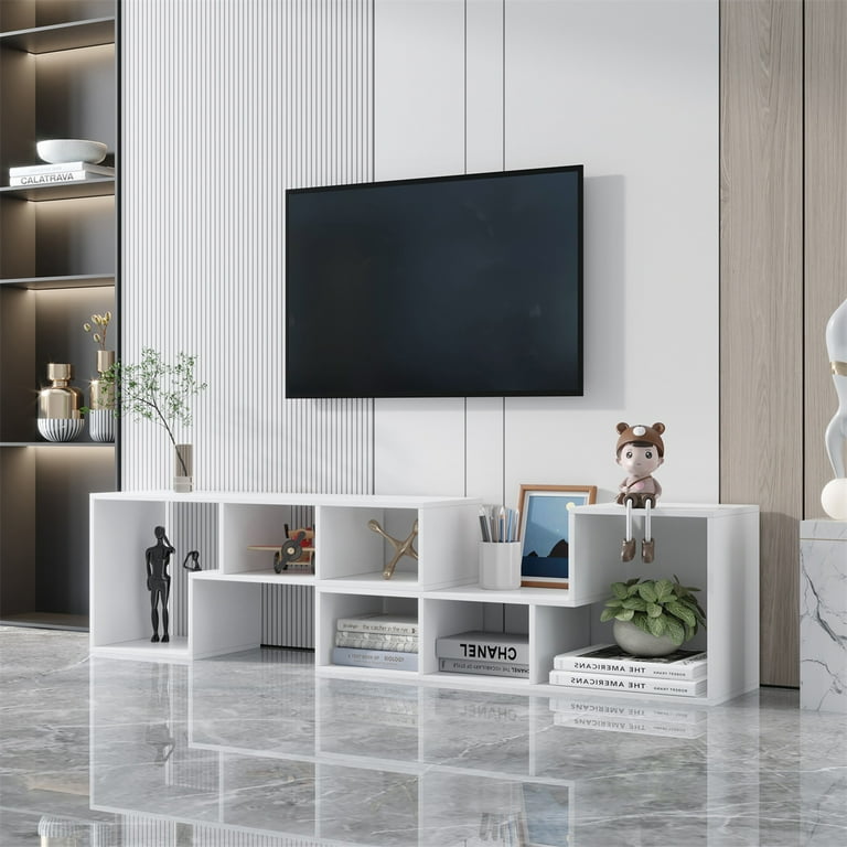 White bookshelf entertainment center deals