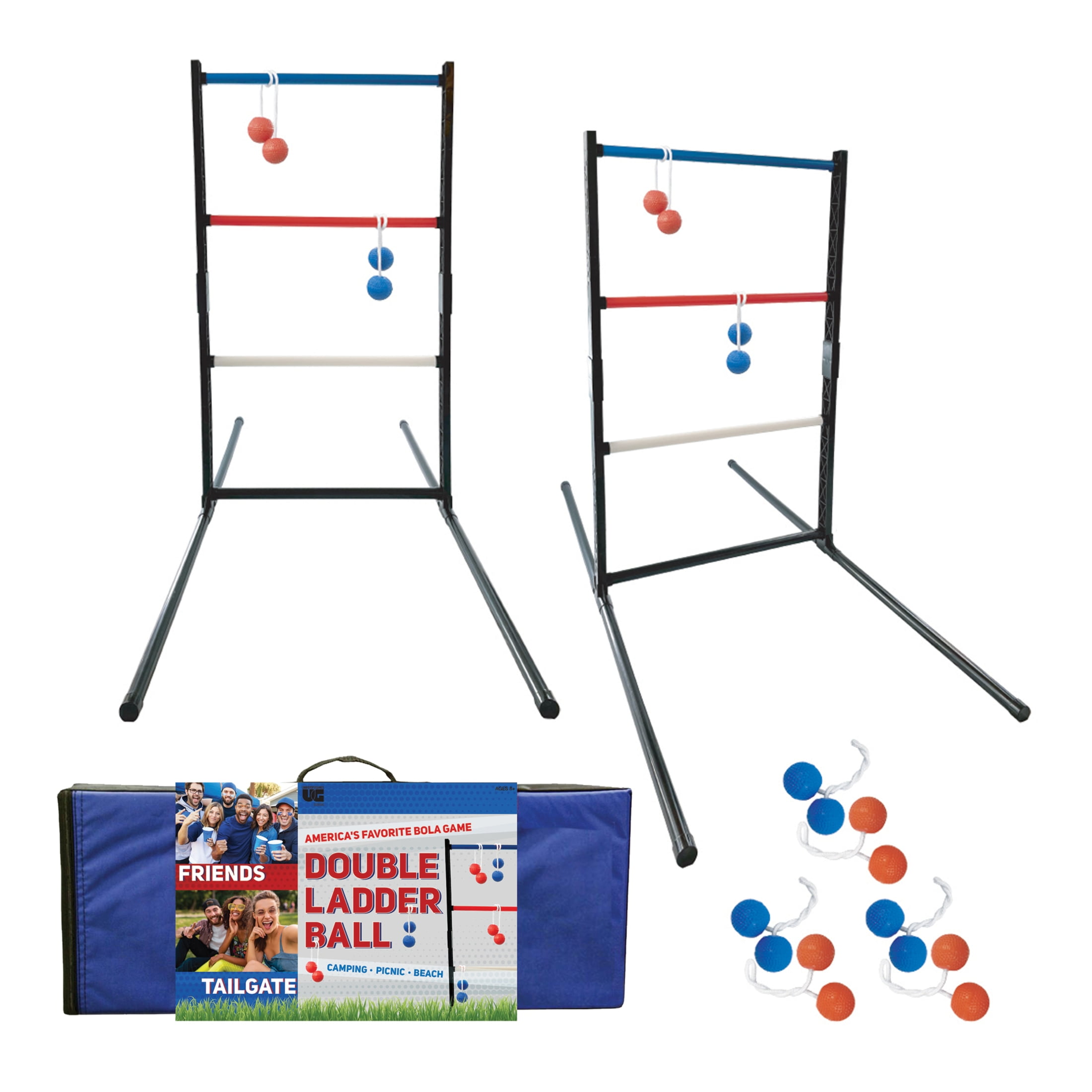 Double Ladder Ball Game Set from University Games, 2 or More Players