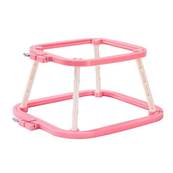 Double Layer ABS Embroidery Stand Hoop Desktop Handmade Craft Frames for Poking, French Embroidery A