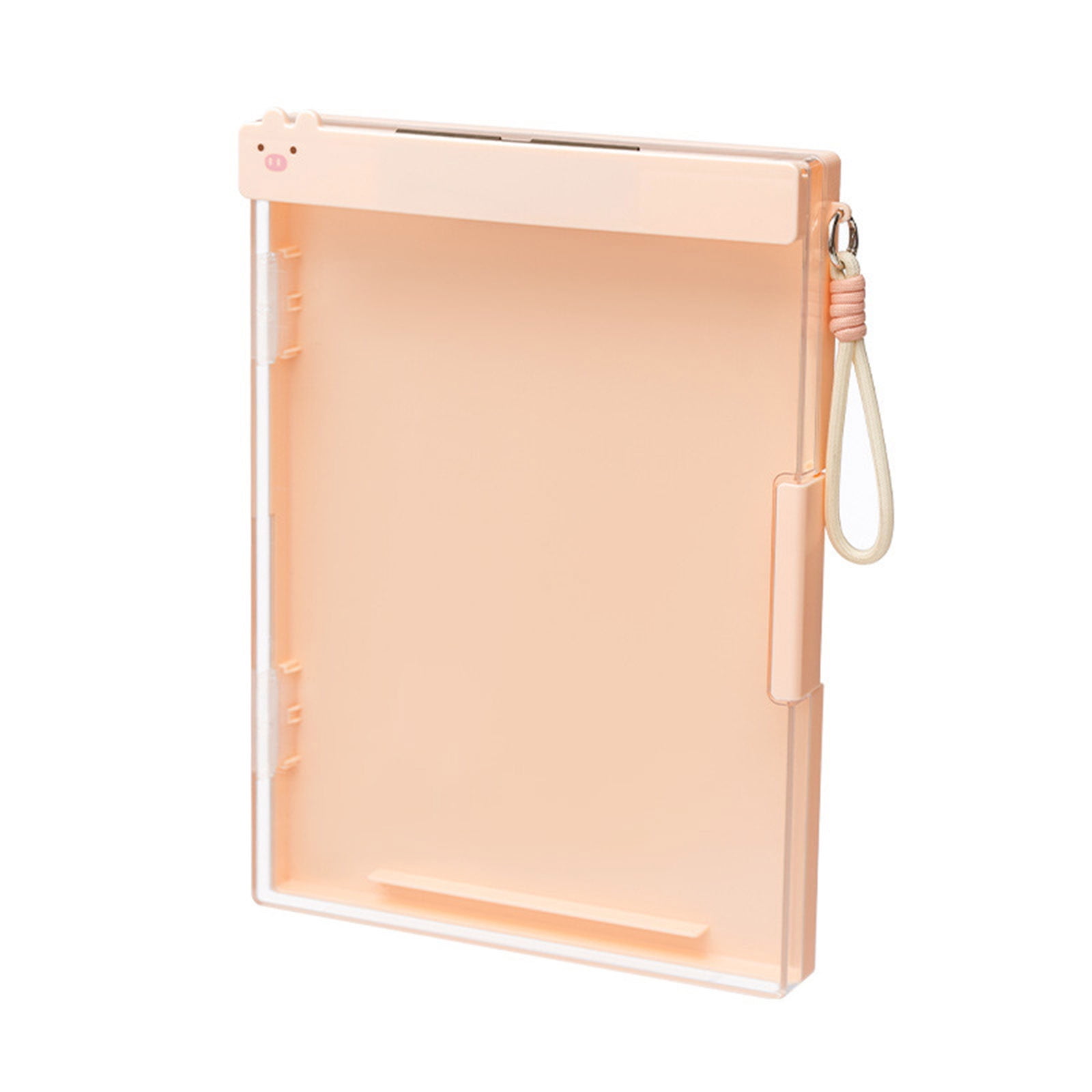 Double Layer ABS File Storage Box Multifunctional Document Organiser Clipboard 9.88x13.39Inch For School Office Travel