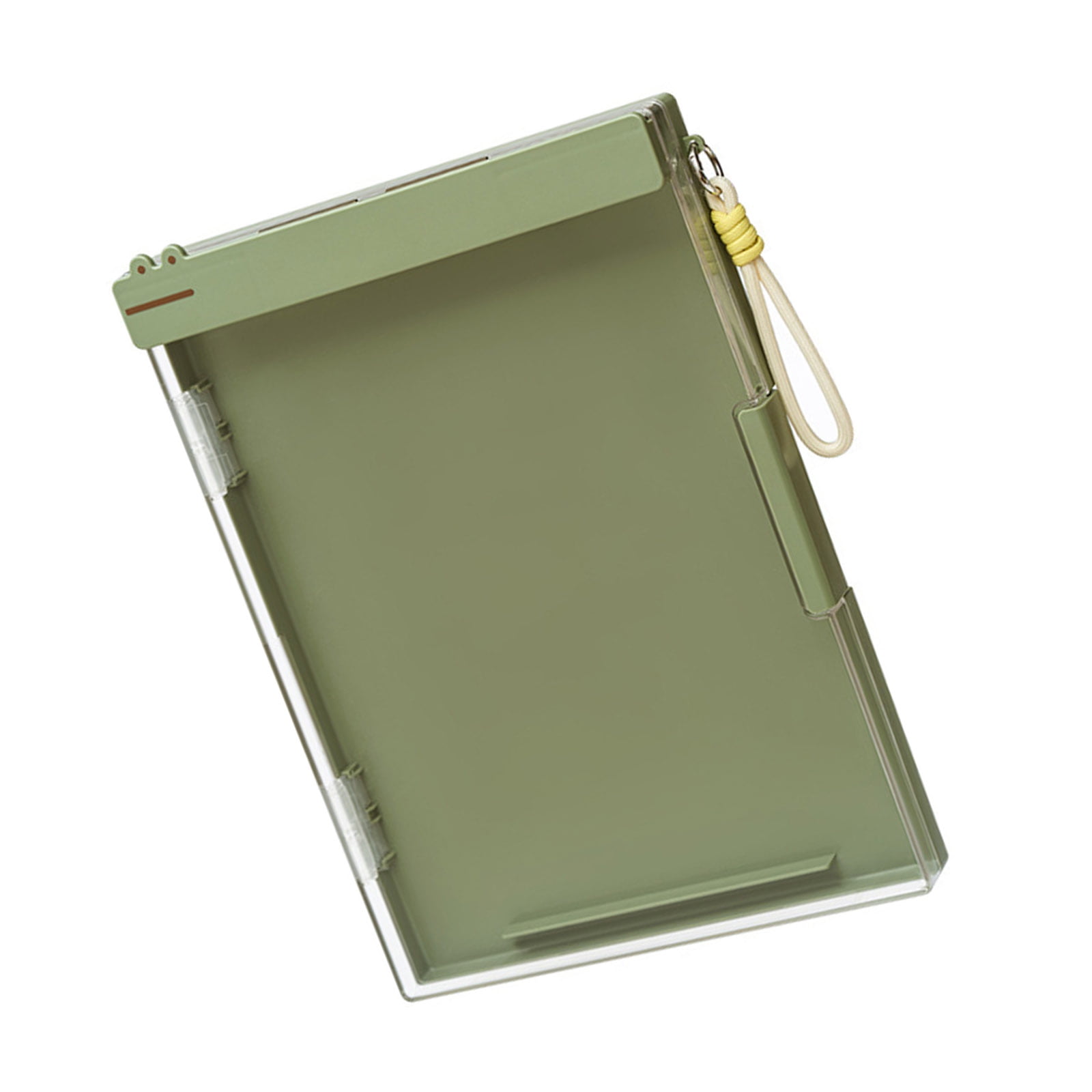 Double Layer ABS File Storage Box Multifunctional Document Organiser Clipboard 9.88x13.39Inch For School Office Travel