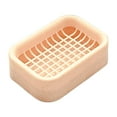 thumbnail image 1 of Double-Layer Bar Soap Holder Mesh Drain Soap Box for Shower Soap Dish with Drain Soap Saver Box Container Plastic Soap Dish for Home Bathroom Counter, Kitchen, Toilet, 1Pc(Pink,4.9x3.4x1.5"), 1 of 7