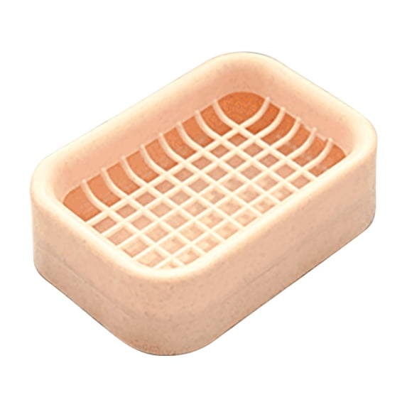 Double-Layer Bar Soap Holder Mesh Drain Soap Box for Shower Soap Dish with Drain Soap Saver Box Container Plastic Soap Dish for Home Bathroom Counter, Kitchen, Toilet, 1Pc(Pink,4.9x3.4x1.5")