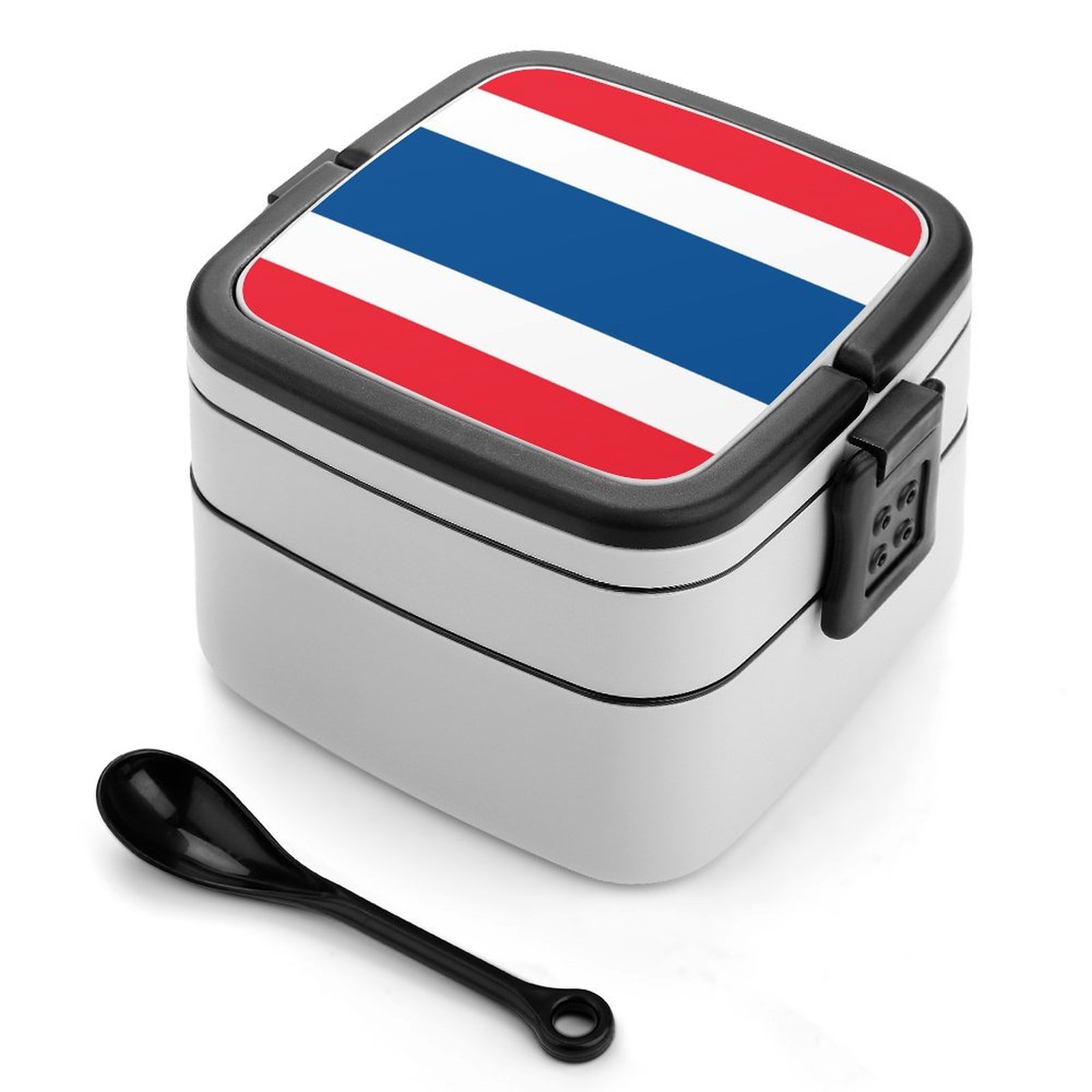Double-Layer Bento Box 6.3×4.3×5.3in Sealed Leak-Proof Partition Is ...