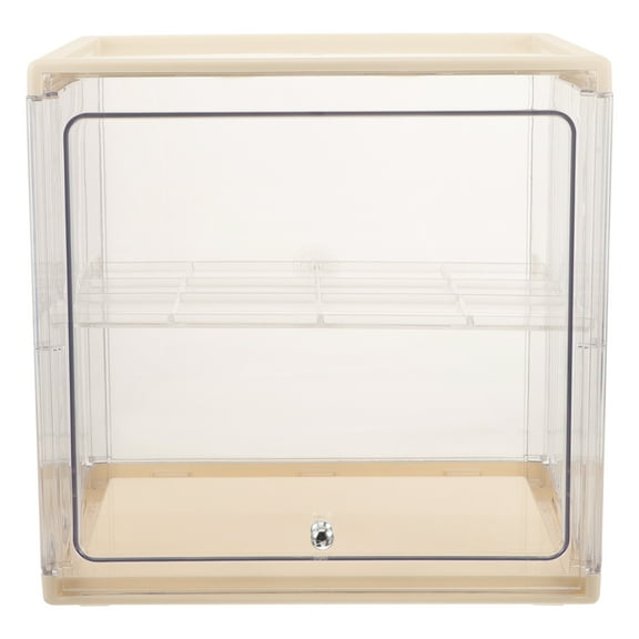 Double Layer Bread Box Loaf Bakery Boxes Kitchen Container Storage Organizer Clear Holder Bin Containers