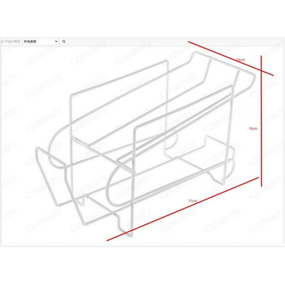 Double-Layer Can Storage Rack Refrigerator/Kitchen Tabletop Storage Rack Suitable for Storing Soda, Beer, Food Cans