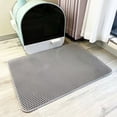 thumbnail image 1 of Double-Layer Cat Litter Mat with Waterproof Base, Anti-Slip, Easy to Clean, 1 of 19