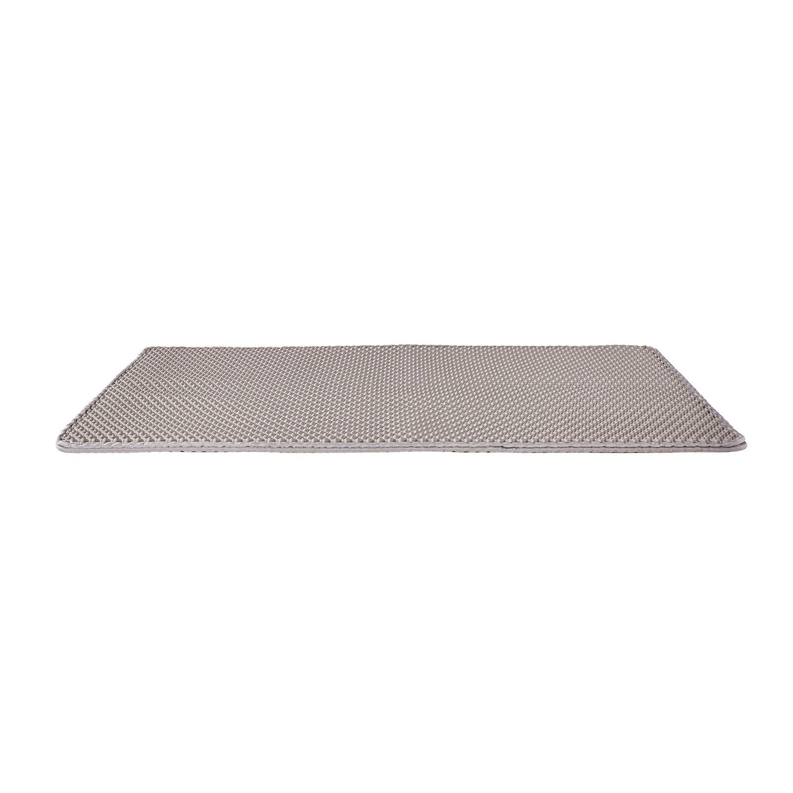 Double-Layer Cat Litter Trapping Mat, 30x24 Inch Honeycomb Design, Non-Slip & Waterproof Floor Protector
