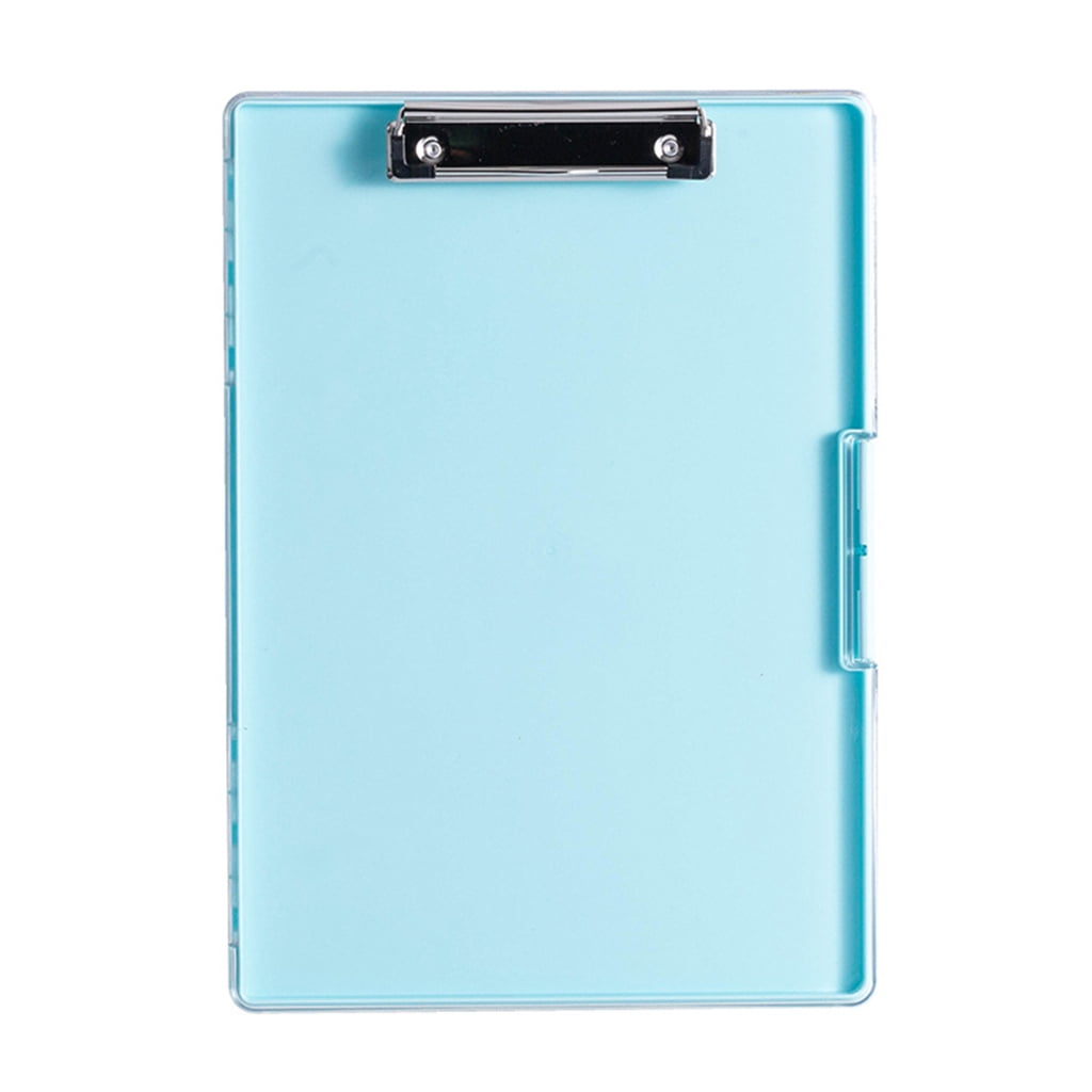 Clipboard with Double Layer File Case Portable Document Organiser Box for Office