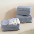 thumbnail image 1 of Double Layer Compression Storage Bag, Travel Clothes Organizer for Luggage, Portable Packing Cubes with Split Compartments, Efficient Space Saving Design, 1 of 6