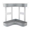 thumbnail image 1 of Double-Layer Corner Storage Shelf Rack Organizer for Bathroom and Kitchen, 1 of 8