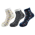 thumbnail image 1 of BambooMN Women's Double Layer Crew Socks - Assortment C - One Size - 3 Pairs, 1 of 1