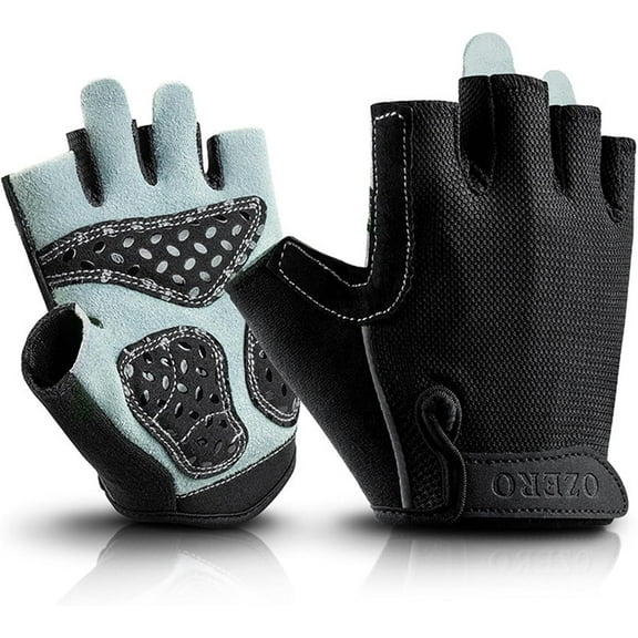 Double-Layer Deerskin Palm Gym Gloves: Anti-Slip Workout Gloves for Men & Women | Weight Lifting, Cycling, Rowing | Breathable 3D Padded Design