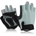 thumbnail image 1 of Double-Layer Deerskin Palm Gym Gloves: Anti-Slip Workout Gloves for Men & Women | Weight Lifting, Cycling, Rowing | Breathable 3D Padded Design, 1 of 7
