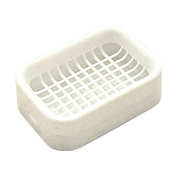 Double Layer Detachable Plastic Shower Soap Dish, Drainage Non-Slip Bar Soap Holder, Multipurpose Soap Saver Tray for Bathroom Countertops, Kitchen Sinks and Travel Use