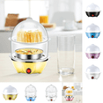 thumbnail image 1 of Double Layer Egg Cooker 5.9x5.9x8.66in 350W Steamer For Eggs Baby Food Milk Warming(Yellow2), 1 of 7