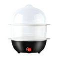 thumbnail image 1 of Double-Layer Electric Egg Cooker - Stainless Steel Mini Breakfast Maker for Soft/Hard Boiled Eggs, Household Small Kitchen Appliance (Multiple Colors), 1 of 6