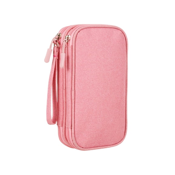 Double Layer Electronic Tool Organizer Bag with Dedicated Storage Compartments for Small Items and