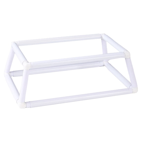 Double Layer Embroidery Frame Square Embroidery Hoop Quilting Frame Trapezoids Embroidery Snap Frame for Quilting Craft