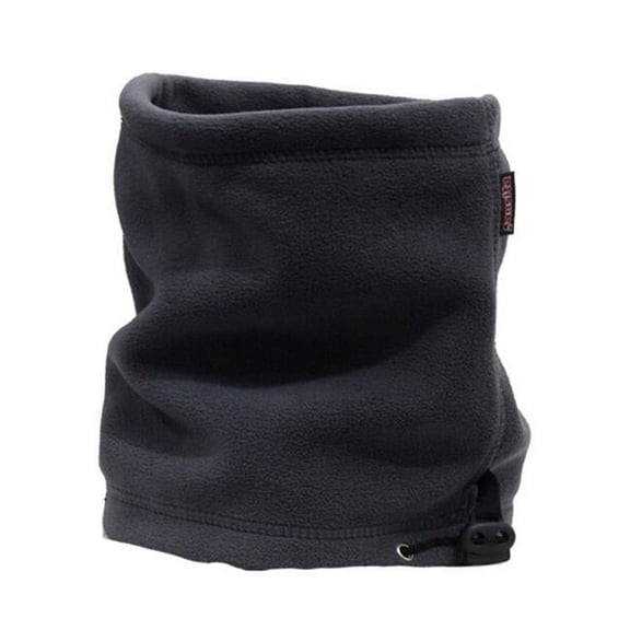 Double-Layer Fashion Neck Warmer & Gaiters, Dark Gray - Set of 2